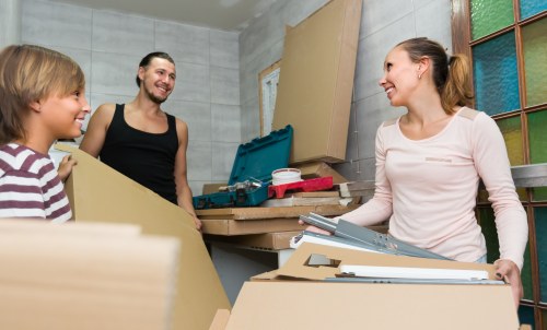 Man with van removal service ready for a local move in Elmersend