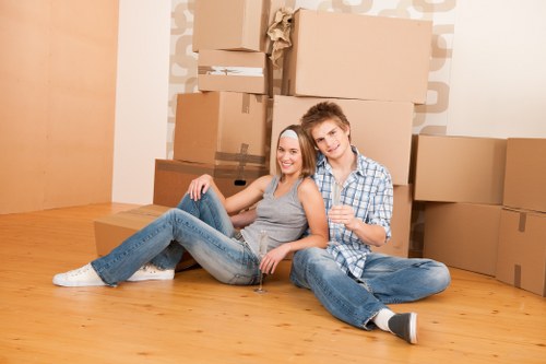 Local removals team planning a move in Elmersend