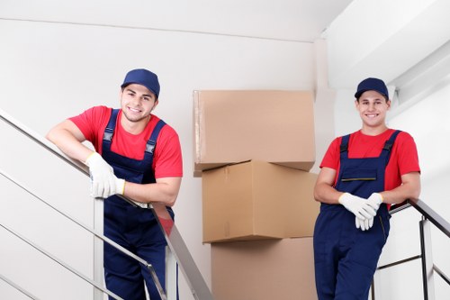 Local house removals team planning a move in Elmersend