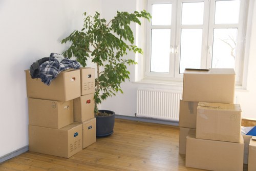 Removal team planning a home move in Elmersend