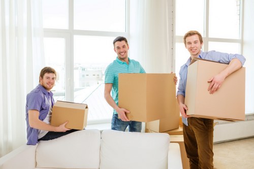 Flat and apartment moving support from a local removals company