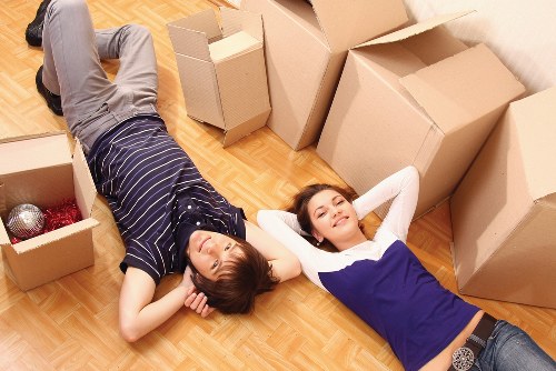 Checklist and packing materials for a local home move